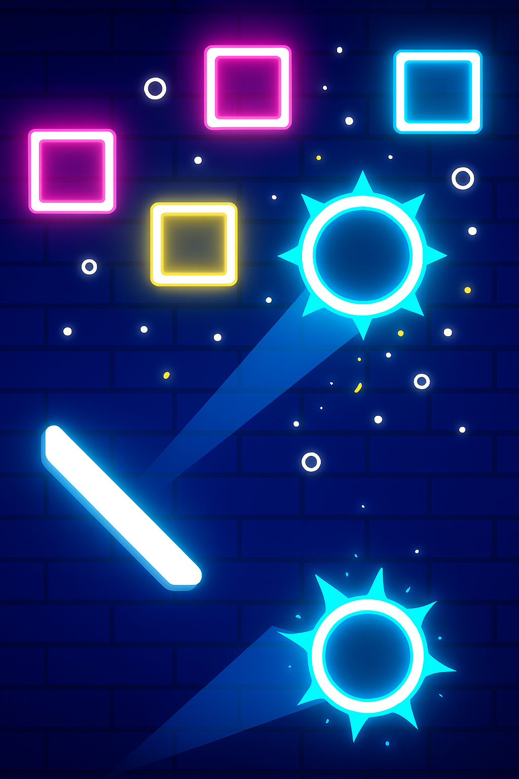 Neon Brick Game Screenshot